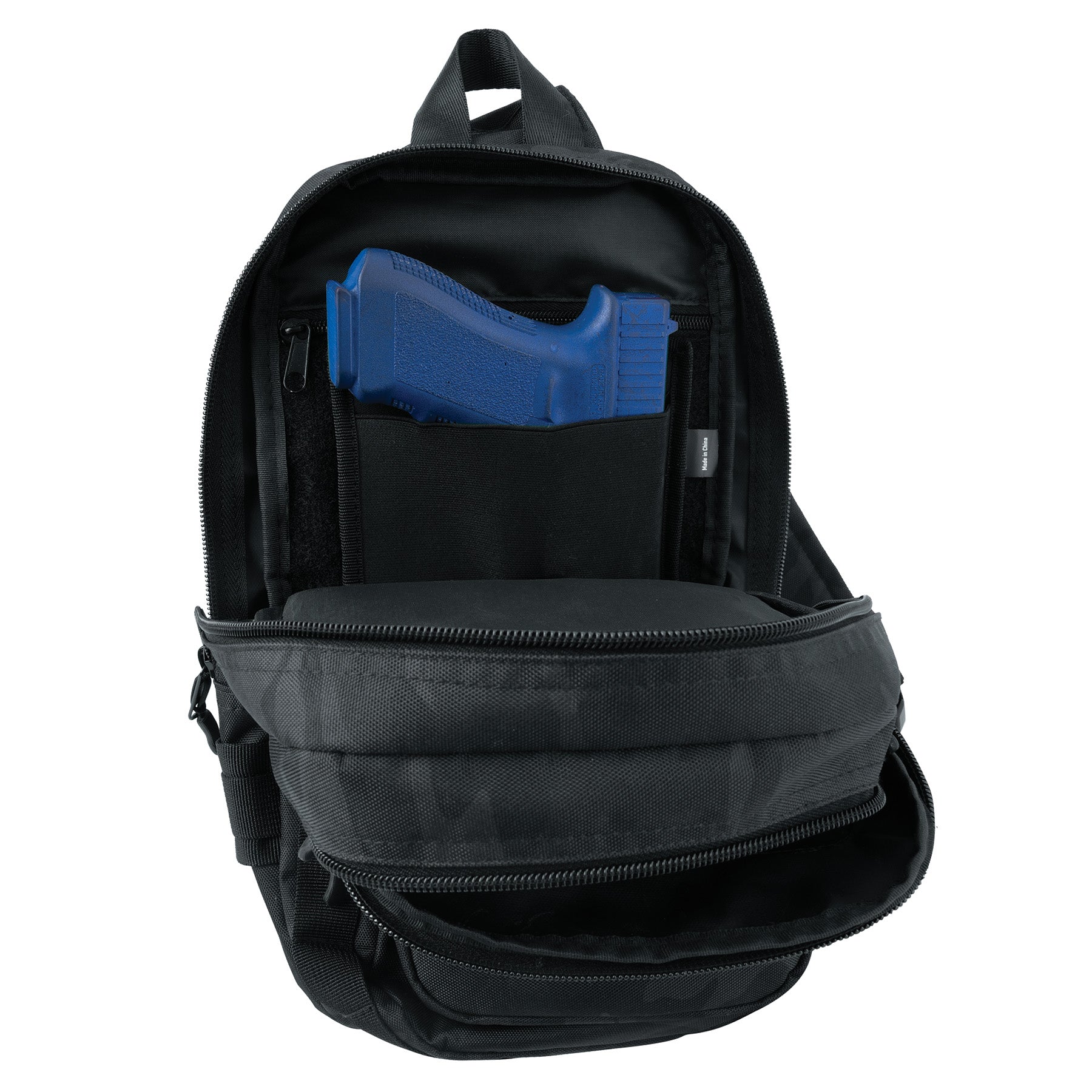 Rothco Tactical Traveler Sling Bag Midnight Black Camo - Compact EDC & CCW Backpack