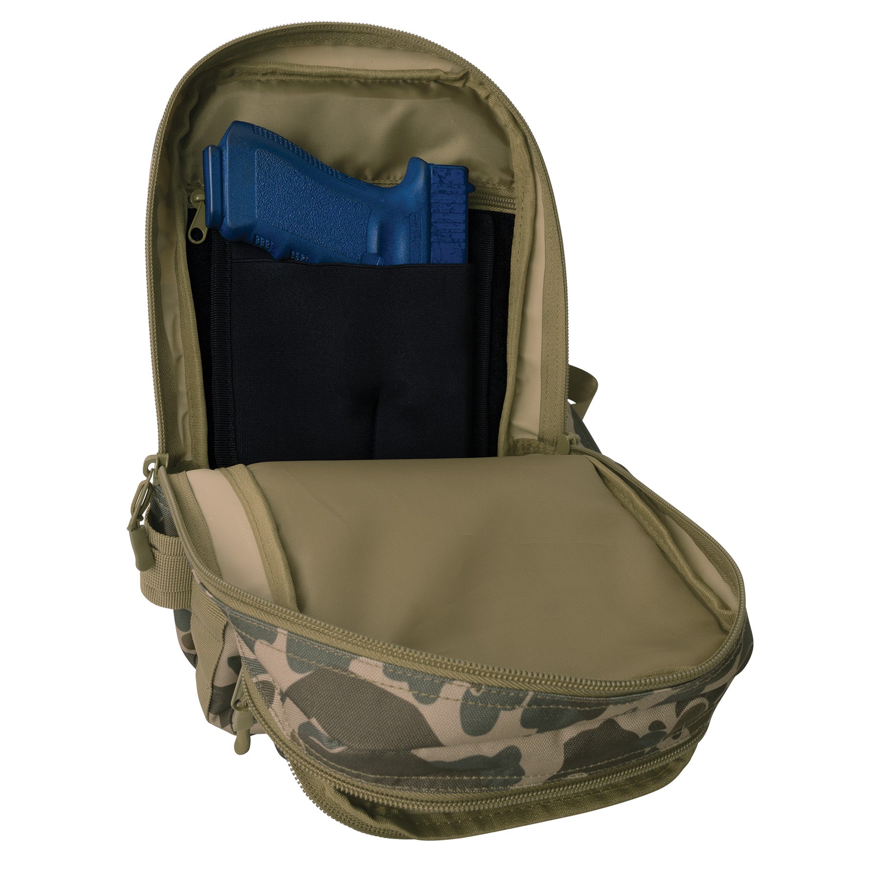 Rothco Tactical Traveler Sling Bag with Fred Bear Camo Pattern - Compact EDC & CCW Storage