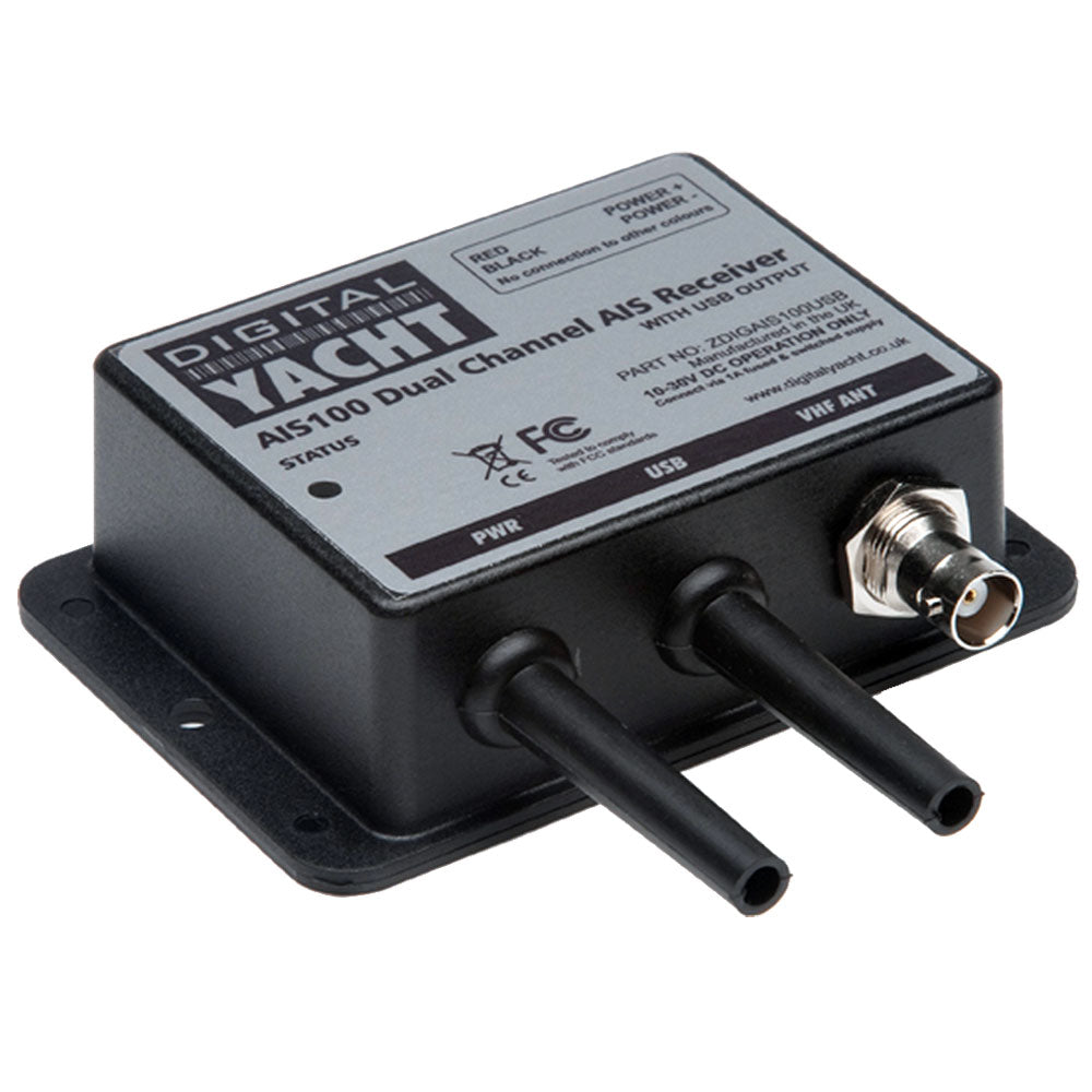 Digital Yacht AIS100 USB AIS Receiver - Dual Channel Marine AIS for PC Navigation