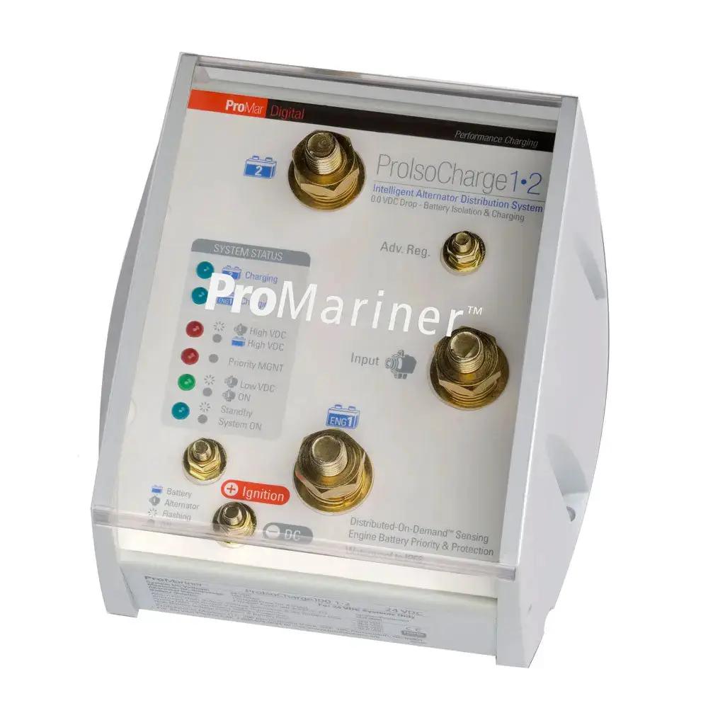 ProMariner ProIsoCharge 120Amp Battery Isolator with Dual Alternator Input for 12V Systems by ProMariner