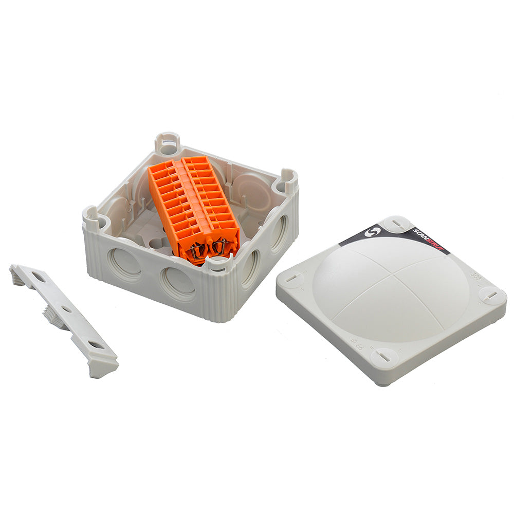 Scanstrut SB-8-10 Marine Grade Waterproof Junction Box with 10 Terminals