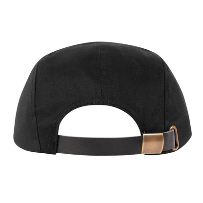 Rothco 5 Panel Street Cap Black – Adjustable Classic Design for Active Wear