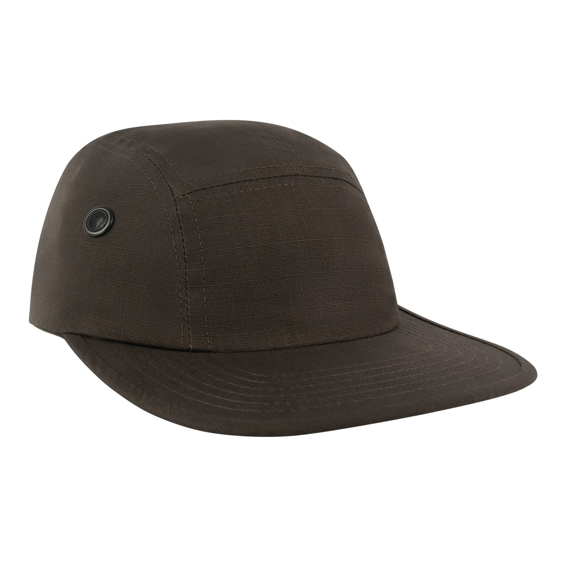 Rothco 5 Panel Rip-Stop Street Cap Brown – Durable Cotton Tactical Headwear