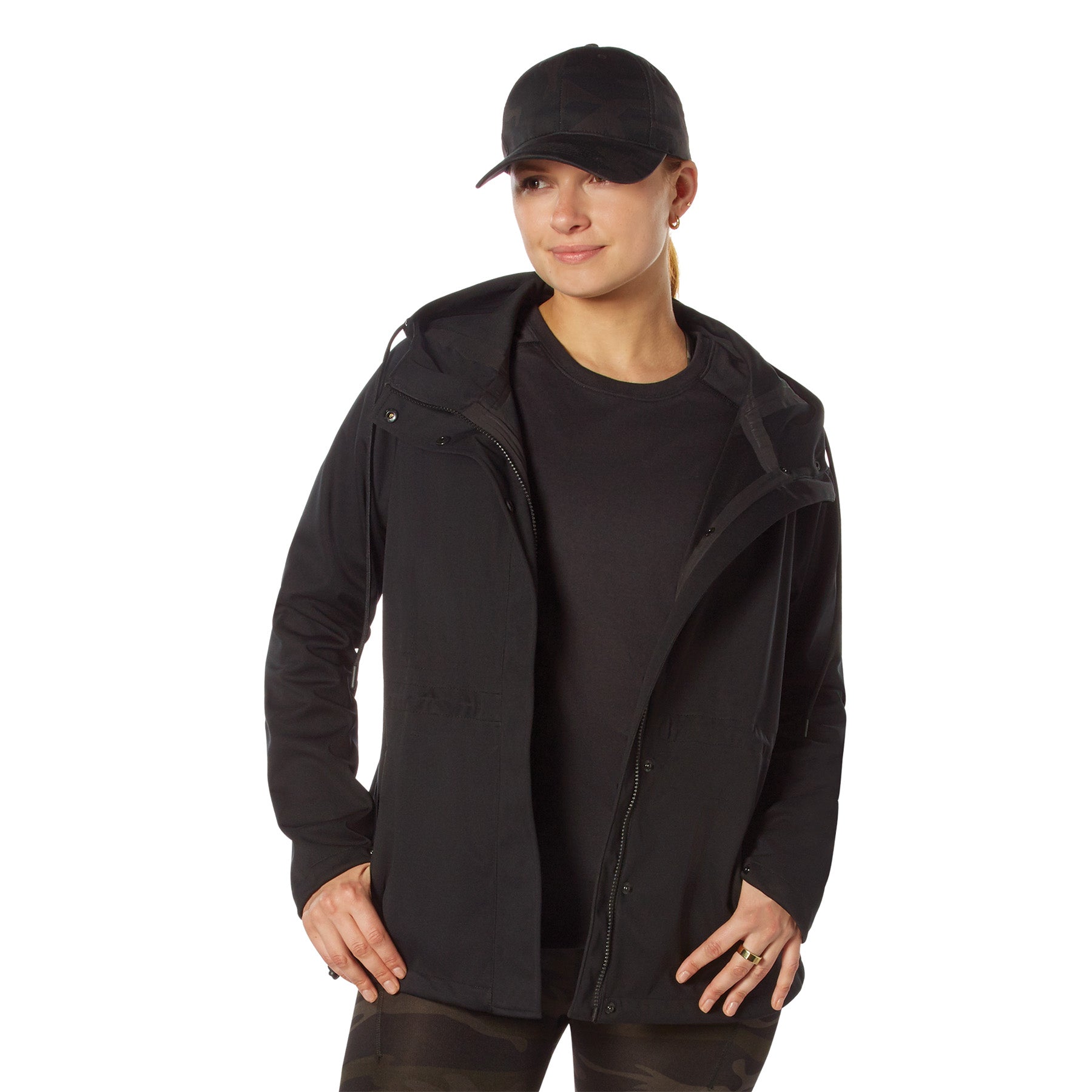 Rothco Shadow Ops Women's Waterproof Rain Jacket Size S