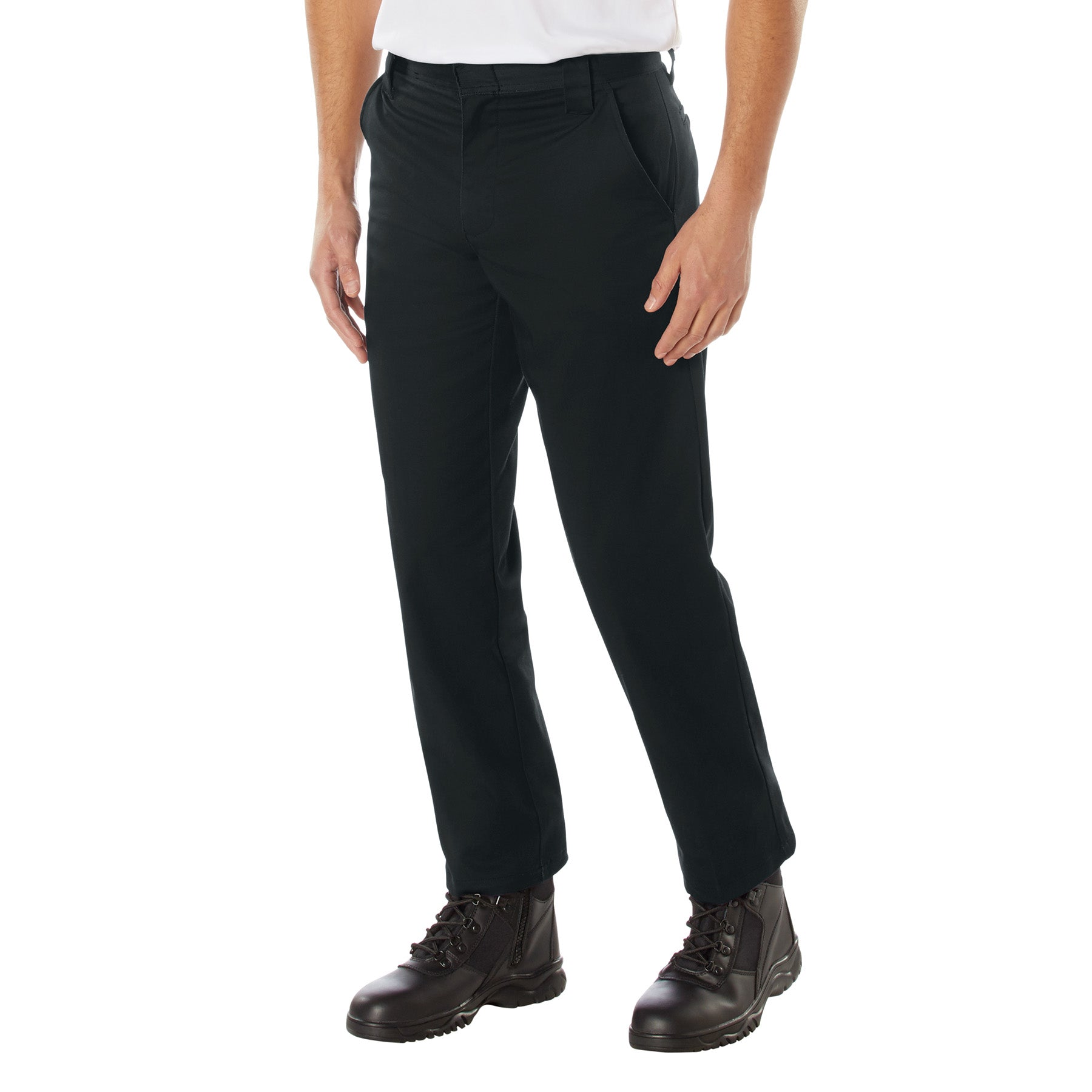 Rothco Active Flex Four Pocket Work Pants Black 34W x 34L - Flexible and Durable Workwear