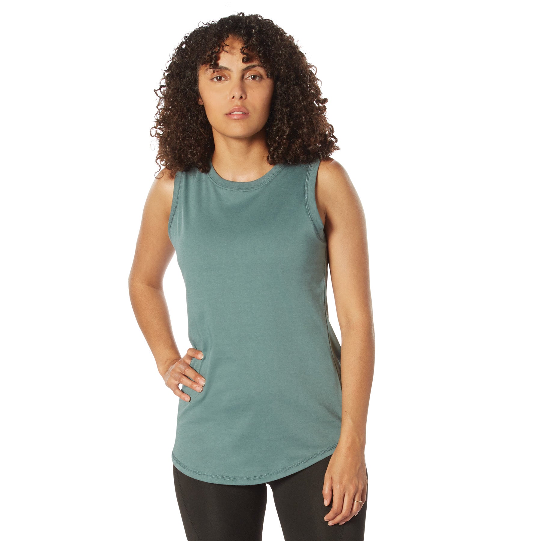 Rothco Women's Essential Tank Top Size 2XL in Vintage Teal