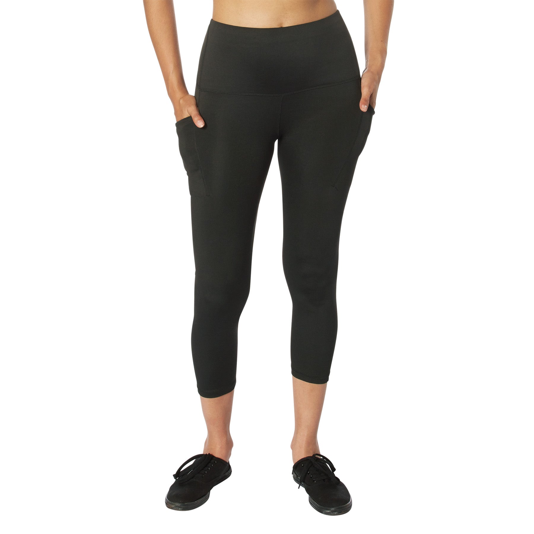 Rothco Women's Essential Leggings with Pockets Size Small – Black