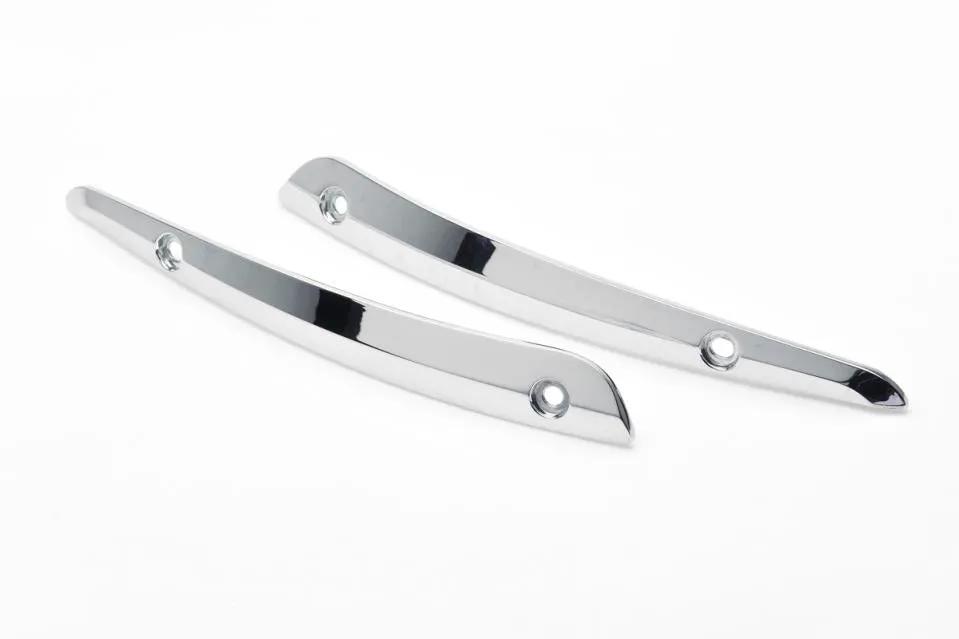 V-Twin Chrome Split Windshield Trim Set for Harley Davidson FLTR (2015-2024) by V-Twin