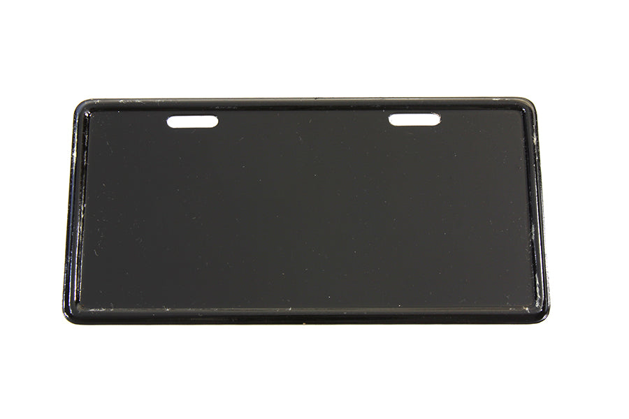 V-Twin A-1079 Black Flat Style License Plate Backing Plate