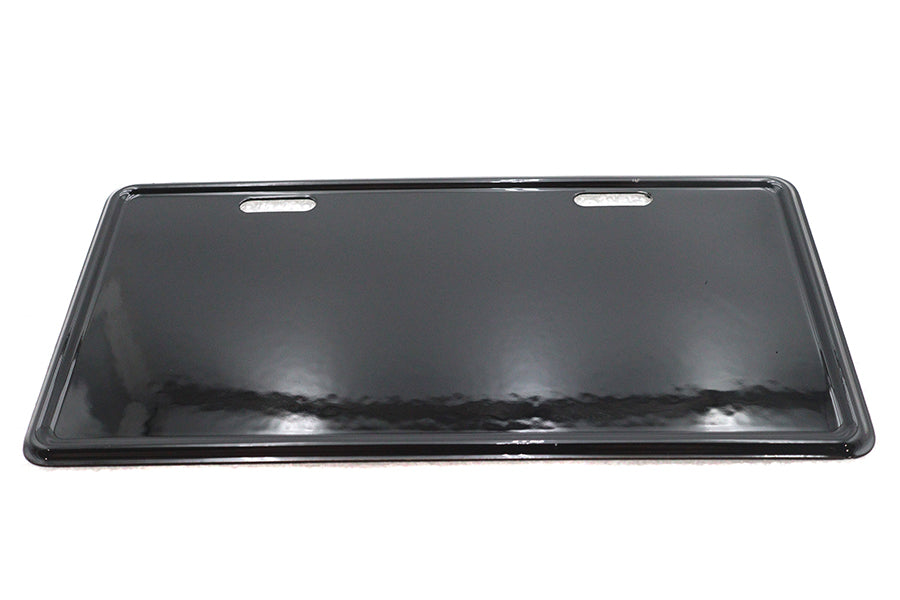 V-Twin A-1079 Black Flat Style License Plate Backing Plate