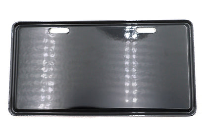 V-Twin A-1079 Black Flat Style License Plate Backing Plate