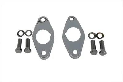 V-Twin Swingarm Pivot Cover Set Chrome for Harley Davidson FXR 1982-1991 by V-Twin