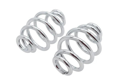 V-Twin Chrome 3-Inch Seat Spring Set – Durable OEM-Quality Motorcycle Suspension Components by V-Twin