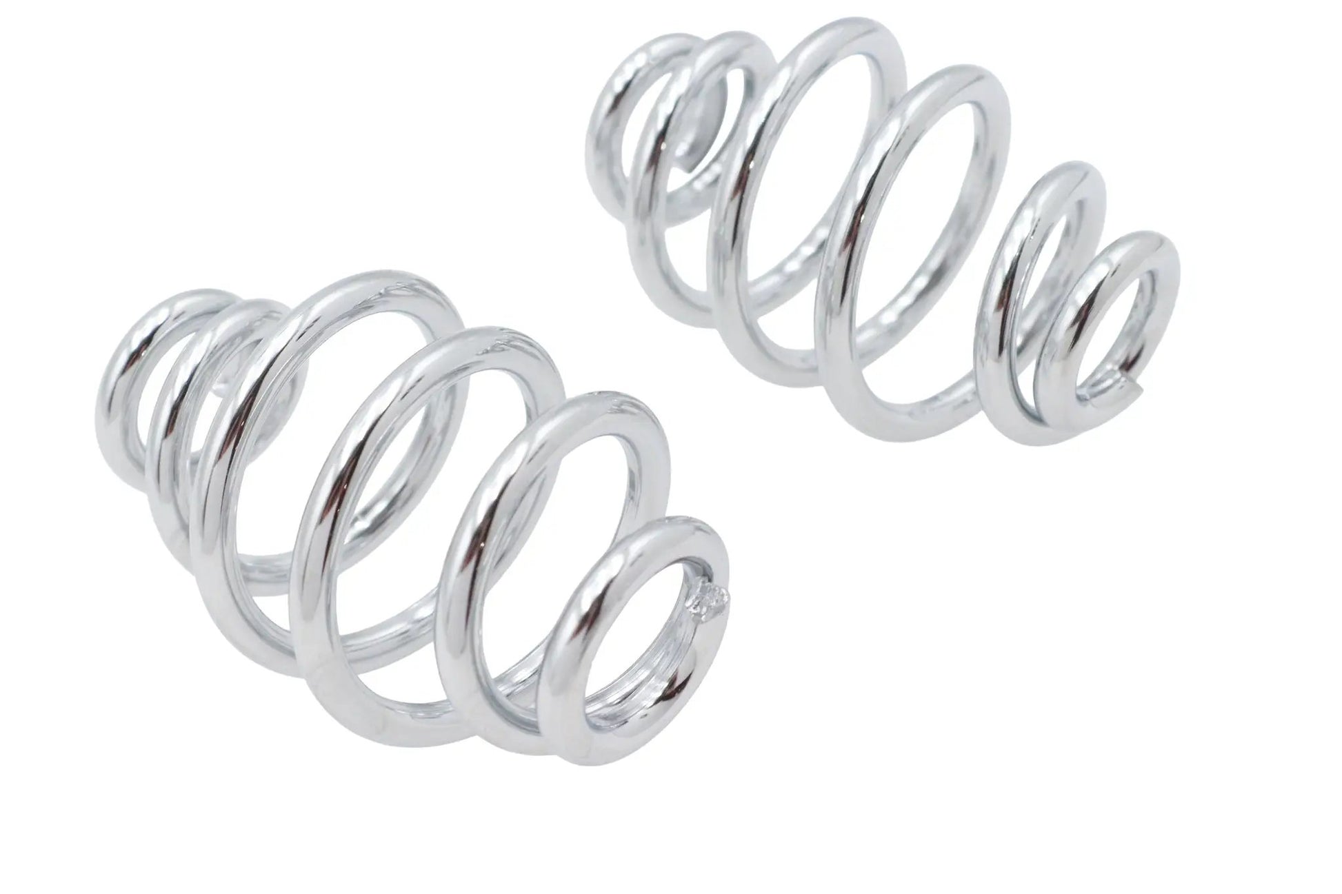 V-Twin Chrome 3-Inch Seat Spring Set – Durable OEM-Quality Motorcycle Suspension Components by V-Twin