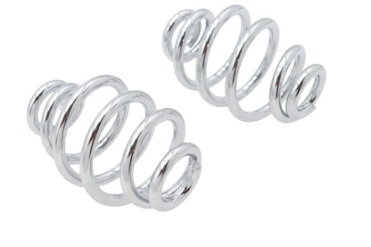 V-Twin Chrome 3-Inch Seat Spring Set – Durable OEM-Quality Motorcycle Suspension Components by V-Twin