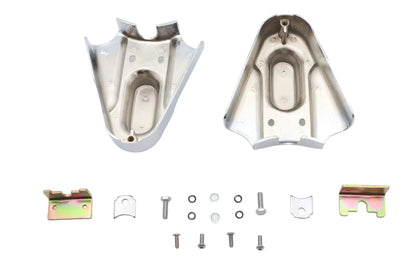 V-Twin Rear Frame Cover Set Chrome for Harley Davidson FXST (1986-1995) by V-Twin
