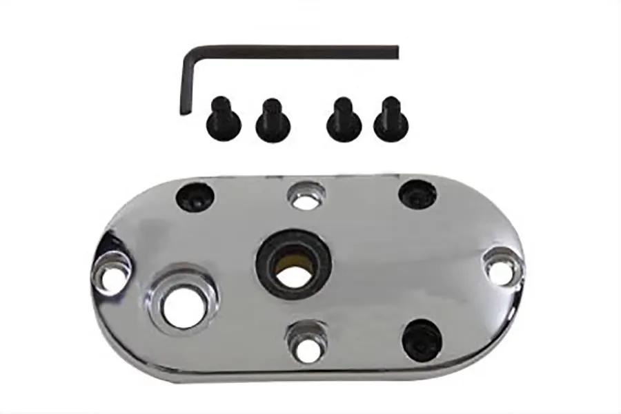 V-Twin Oval V-Fire Cover Chrome for Harley Davidson FXE (1974-1983) by V-Twin