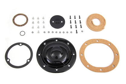 V-Twin 42-0048 Black Derby Cover Kit for 1936-1945 Harley-Davidson EL