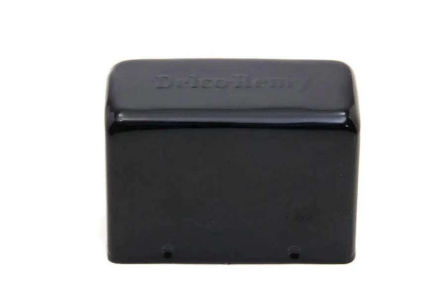 V-Twin Part 75752 Black Replica Delco Remy Style Relay Cover for Harley Davidson G (1938-1947) by V-Twin