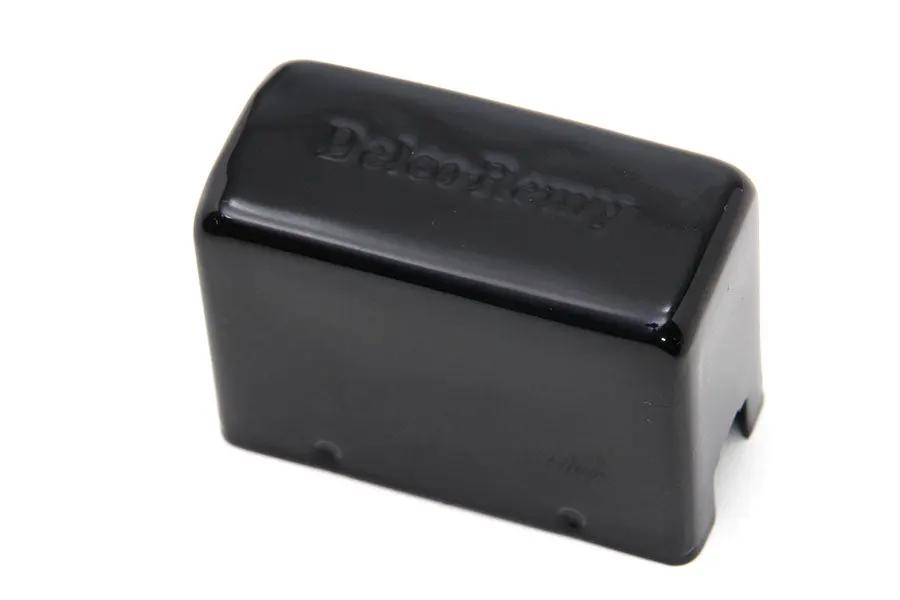 V-Twin Part 75752 Black Replica Delco Remy Style Relay Cover for Harley Davidson G (1938-1947) by V-Twin