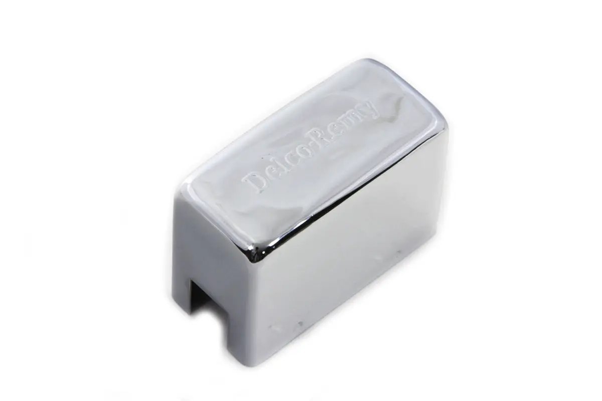 V-Twin Chrome Replica Delco Remy Style Relay Cover for Harley Davidson G Models by V-Twin