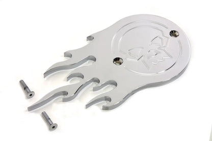 V-Twin Chrome Flame Point Cover for Harley Davidson FL Models by V-Twin