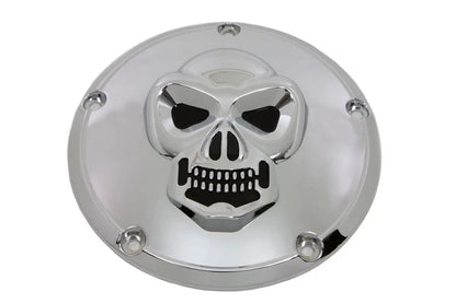 V-Twin Skull Derby Cover Chrome for Harley Davidson FXST Models Part 33-0062 by V-Twin