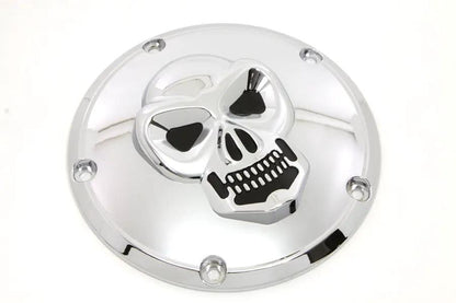 V-Twin Skull Derby Cover Chrome for Harley Davidson FXST Models Part 33-0062 by V-Twin