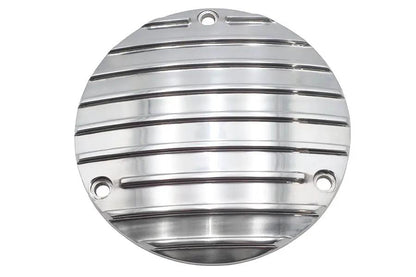 V-Twin 80 Inch Finned Derby Cover Polished for Harley Davidson FX Models by V-Twin