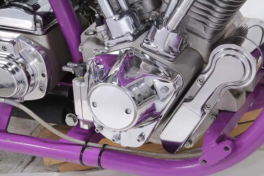V-Twin Chrome Cam Cover Trim for Harley Davidson FL Models - Part 25250-91T by V-Twin