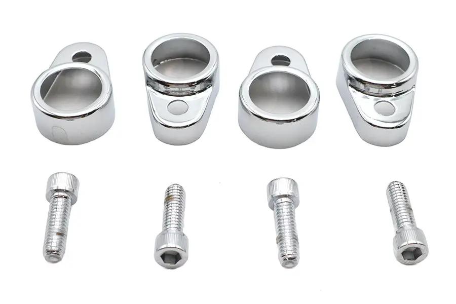 V-Twin Tappet Block Cover Set Chrome for Harley Davidson XLH (1957-1966) by V-Twin