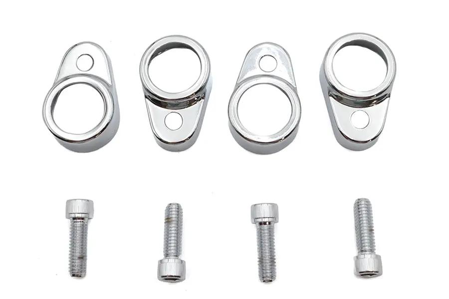 V-Twin Tappet Block Cover Set Chrome for Harley Davidson XLH (1957-1966) by V-Twin