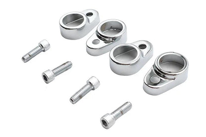 V-Twin Tappet Block Cover Set Chrome for Harley Davidson XLH (1957-1966) by V-Twin