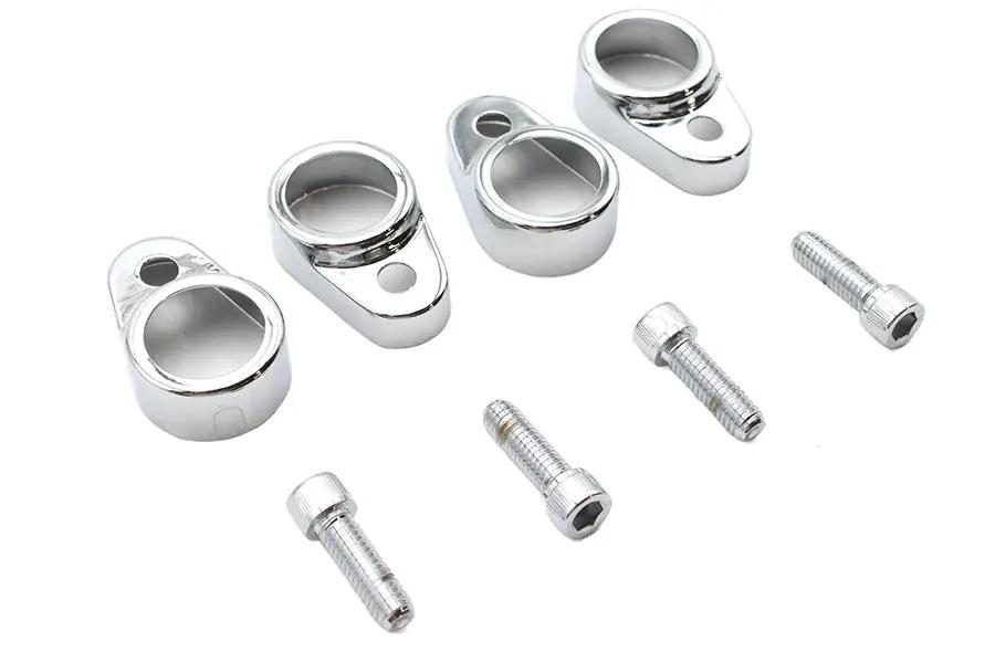 V-Twin Tappet Block Cover Set Chrome for Harley Davidson XLH (1957-1966) by V-Twin