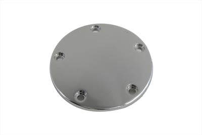V-Twin Domed Ignition System Cover 5-Hole Chrome for Harley Davidson FXST
