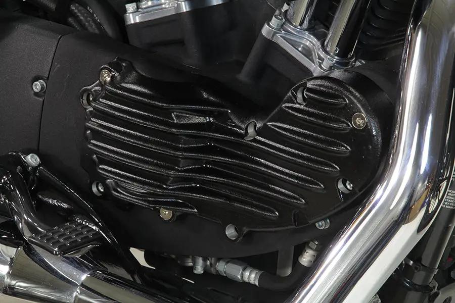 V-Twin Prime Rib Black Cam Cover Trim for Harley Davidson XL (1991-2000) by V-Twin