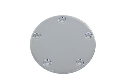 V-Twin Smooth Flat Ignition System Cover 5-Hole Chrome for Harley Davidson FXST (1999-2008)