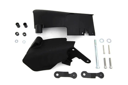 V-Twin FXD Mid Frame Air Deflector Set Black for Harley Davidson FXD Models by V-Twin