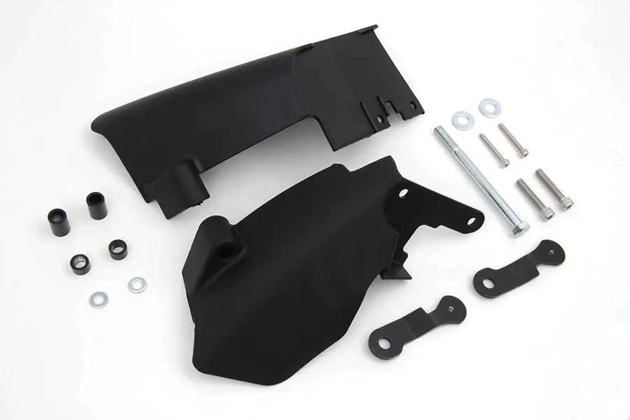 V-Twin FXD Mid Frame Air Deflector Set Black for Harley Davidson FXD Models by V-Twin