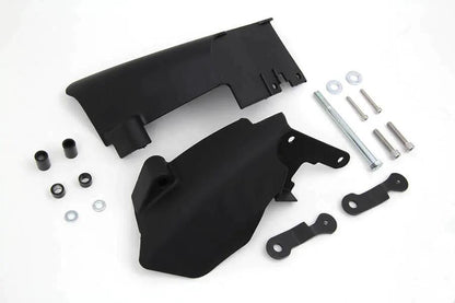 V-Twin FXD Mid Frame Air Deflector Set Black for Harley Davidson FXD Models by V-Twin