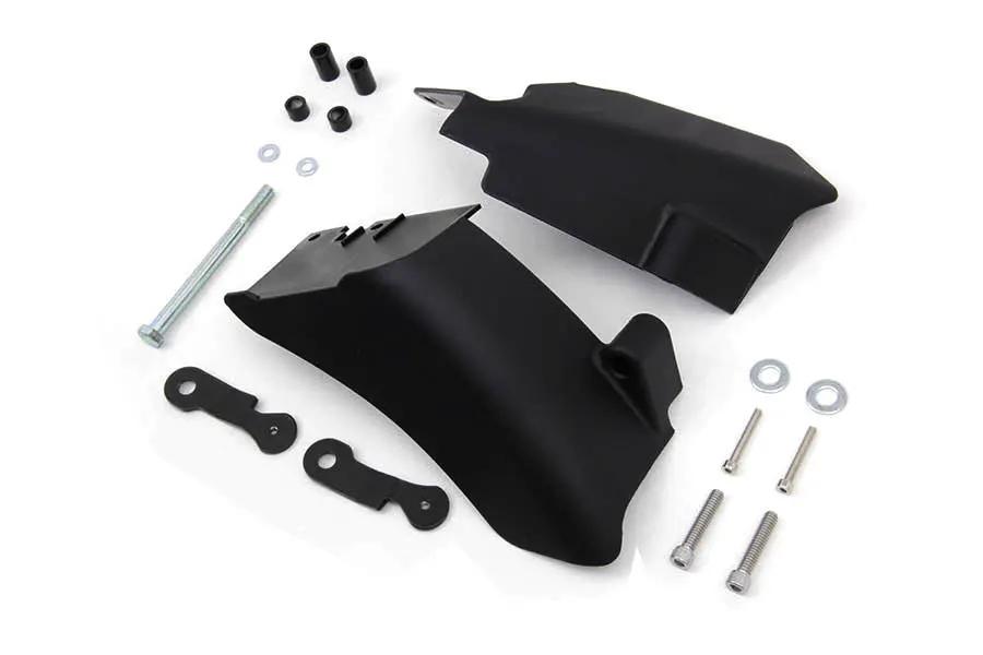V-Twin FXD Mid Frame Air Deflector Set Black for Harley Davidson FXD Models by V-Twin