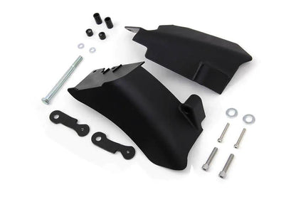 V-Twin FXD Mid Frame Air Deflector Set Black for Harley Davidson FXD Models by V-Twin