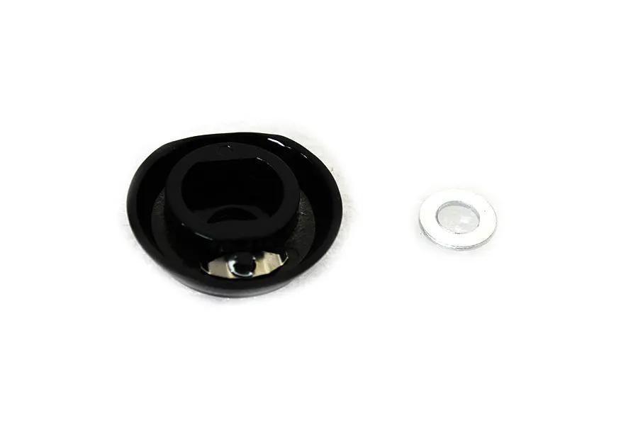 V-Twin Black Tour-Pak Lock Cover for Harley Davidson FLT Models - Part #78109B by V-Twin