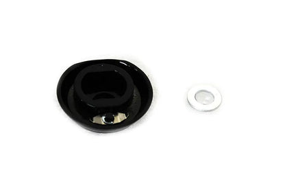 V-Twin Black Tour-Pak Lock Cover for Harley Davidson FLT Models - Part #78109B by V-Twin