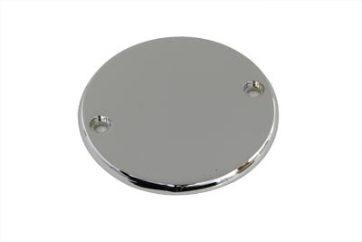 V-Twin Smooth Ignition System Cover 2-Hole Chrome for Harley Davidson Engines