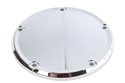 V-Twin Chrome 5-Hole Domed Derby Cover for Harley Davidson FLST and FXST Models by V-Twin