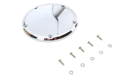 V-Twin Chrome 5-Hole Domed Derby Cover for Harley Davidson FLST and FXST Models by V-Twin
