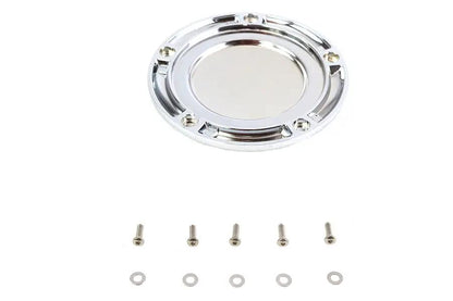 V-Twin Chrome 5-Hole Domed Derby Cover for Harley Davidson FLST and FXST Models by V-Twin