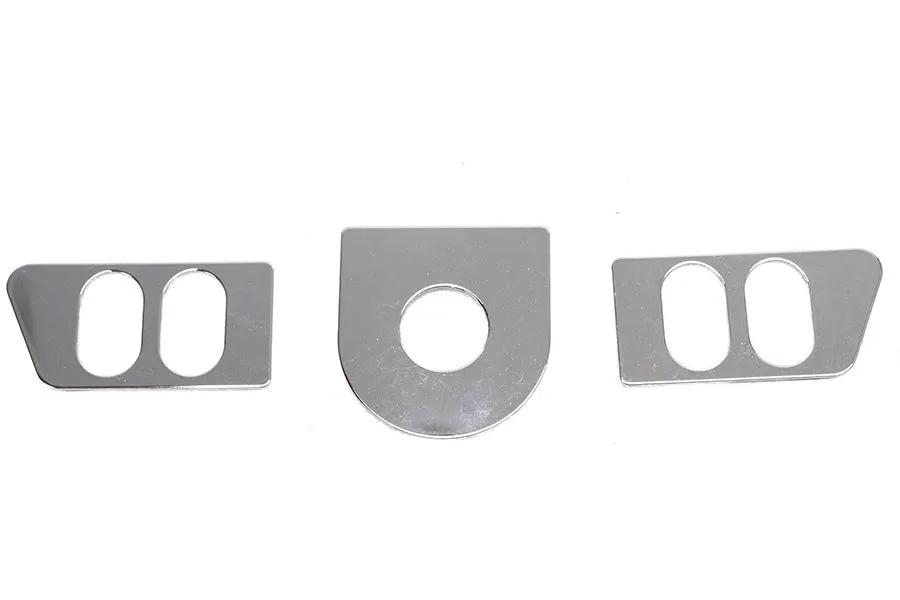 V-Twin Ignition Switch Cover Set Chrome for Harley Davidson FLHT (1996-2005) by V-Twin