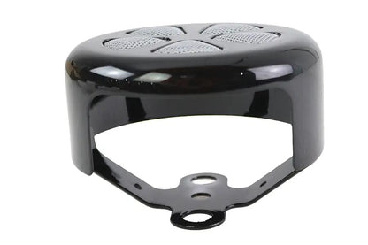 V-Twin 77129B 5 Spoke Round Horn Cover in Black for Harley Davidson XL Models by V-Twin